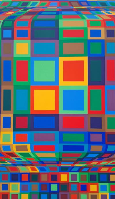 Victor VASARELY - Koska MC, 1970 - Sérigraphie originale, signée et numérotée 2