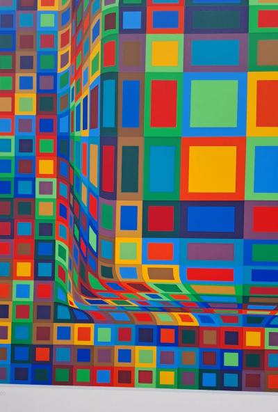Victor VASARELY - Koska MC, 1970 - Sérigraphie originale, signée et numérotée 2