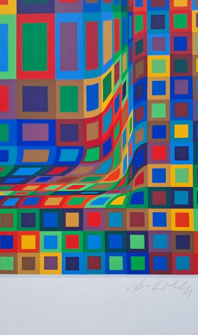 Victor VASARELY - Koska MC, 1970 - Sérigraphie originale, signée et numérotée 2