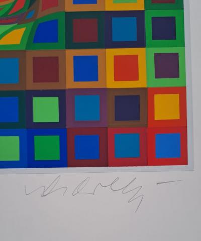Victor VASARELY - Koska MC, 1970 - Sérigraphie originale, signée et numérotée 2