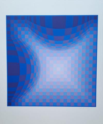 Victor VASARELY - OND DVA, 1971 - Sérigraphie originale, signée et numérotée 2