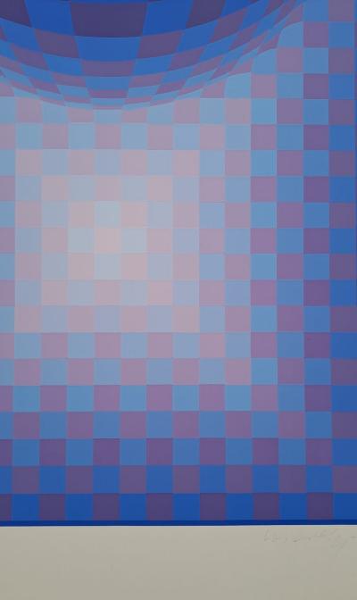 Victor VASARELY - OND DVA, 1971 - Sérigraphie originale, signée et numérotée 2