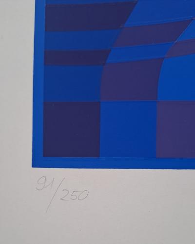 Victor VASARELY - OND DVA, 1971 - Sérigraphie originale, signée et numérotée 2