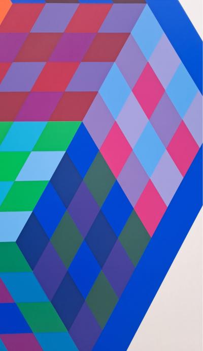Victor VASARELY - Tridim, 1969 - Sérigraphie originale, signée et numérotée 2