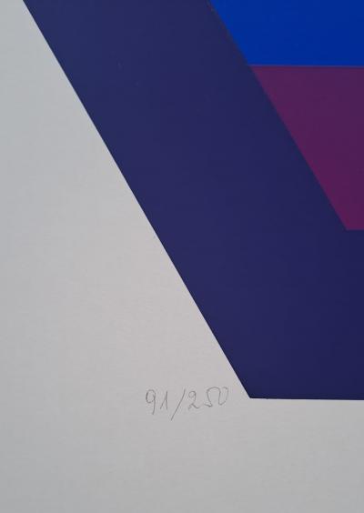Victor VASARELY - Tridim, 1969 - Sérigraphie originale, signée et numérotée 2