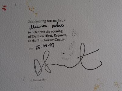 DAMIEN HIRST Requiem, Spin Painting, 2009, unique 2