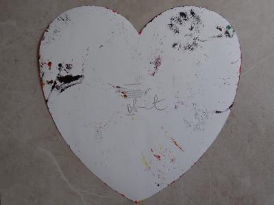 Damien Hirst  Heart - Requiem, Spin Painting, 2009, unique 2