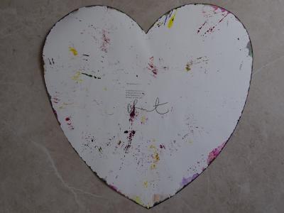 DAMIEN HIRST Heart - Requiem, Spin Painting, 2009, unique 2