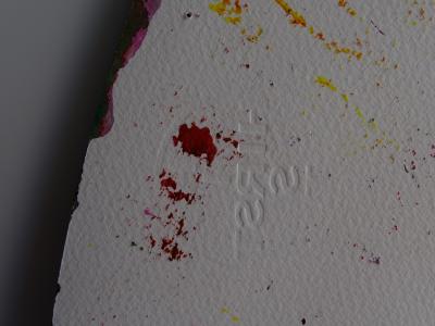 DAMIEN HIRST Heart - Requiem, Spin Painting, 2009, unique 2