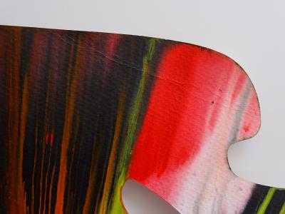 DAMIEN HIRST skull - Requiem, Spin Painting, 2009, unique 2