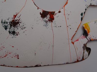 DAMIEN HIRST skull - Requiem, Spin Painting, 2009, unique 2