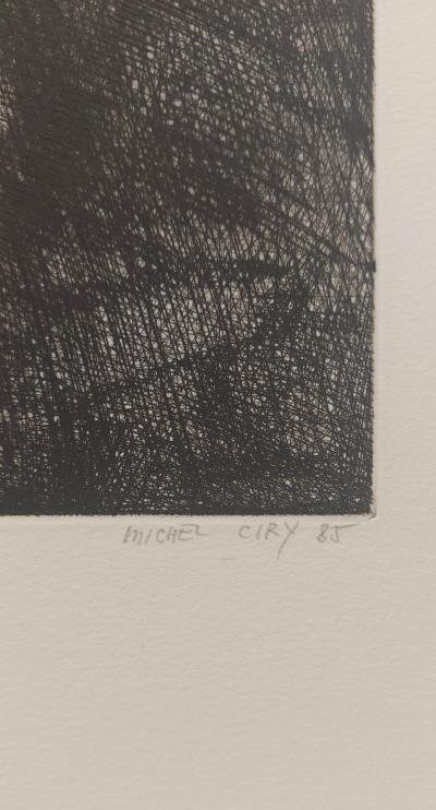 Michel Ciry - Montherlant, 1985 - Gravure signée au crayon 2
