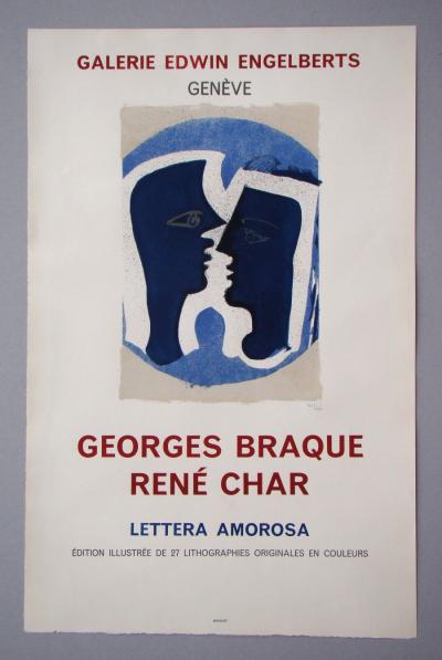 Georges BRAQUE - Le Couple - Lettera Amorosa, 1963 - Affiche d’exposition de luxe limitée 2