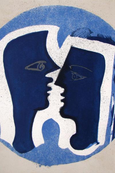 Georges BRAQUE - Le Couple - Lettera Amorosa, 1963 - Affiche d’exposition de luxe limitée 2