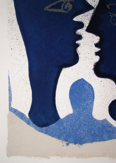 Georges BRAQUE - Le Couple - Lettera Amorosa, 1963 - Affiche d’exposition de luxe limitée 2