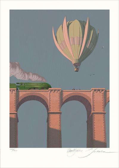 François SCHUITEN, Envie de ralentir (var), 2025, offset 2