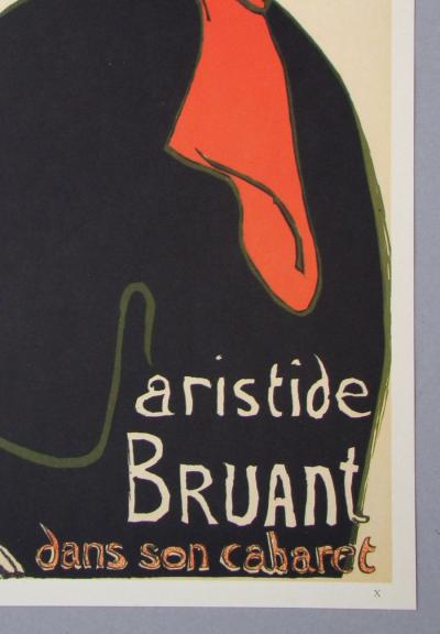Henri de TOULOUSE- LAUTREC (d’après) - Aristide Bruant - Dans son Cabaret, 1992 - Héliogravure signée 2