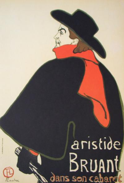 Henri de TOULOUSE- LAUTREC (d’après) - Aristide Bruant - Dans son Cabaret, 1992 - Héliogravure signée 2