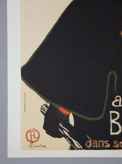 Henri de TOULOUSE- LAUTREC (d’après) - Aristide Bruant - Dans son Cabaret, 1992 - Héliogravure signée 2