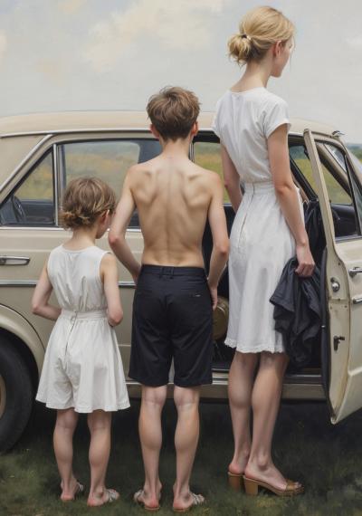 Mr Strange - The Family - 2025 - Giclée sur papier Kodak 2