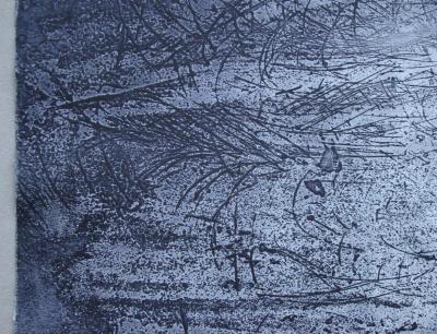 Yaw GUDUS - La tanière au loup, 1998 - Gravure originale, signée, datée et numérotée 2