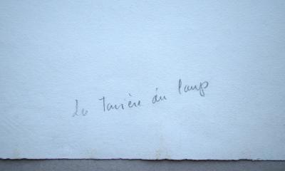Yaw GUDUS - La tanière au loup, 1998 - Gravure originale, signée, datée et numérotée 2