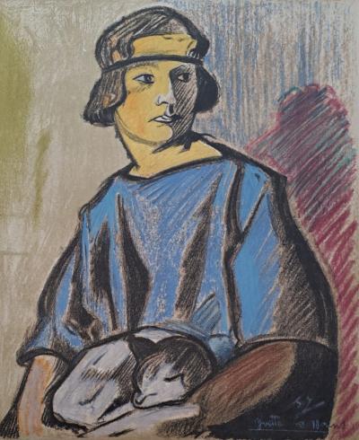 Georges Joubin - Femme au turban - Lithographie originale, signée et numérotée 2