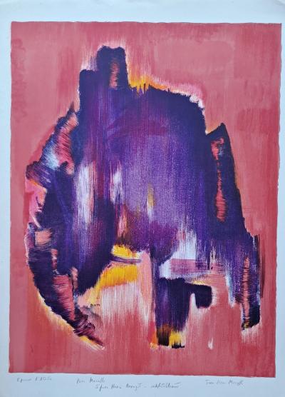 Jean-Pierre Missoffe - L’éléphant - Lithographie originale, signée, EA 2
