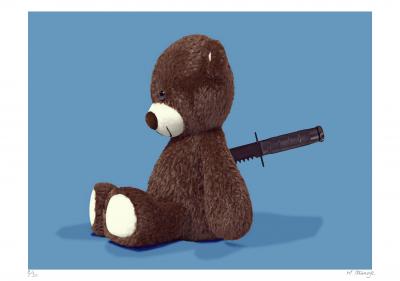 Mr Strange - Teddy Adventures I, 2019 - Sérigraphie signée au crayon
