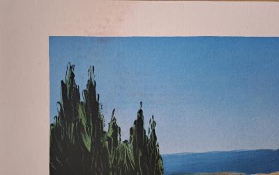 Zarou - Plaine de basse Maure - Lithographie originale signée 2