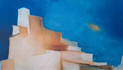 Claude Gaveau - Provençal Village - Original signed lithograph 2
