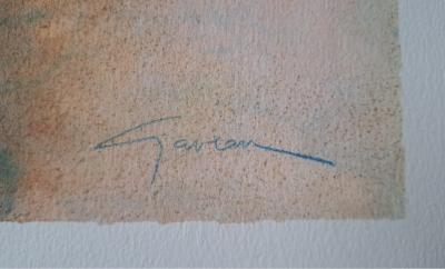 Claude Gaveau - Provençal Village - Original signed lithograph 2
