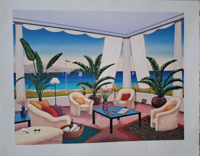 Fanch Ledan - Brise tropicale - Lithographie originale signée 2