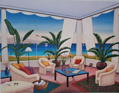 Fanch Ledan - Brise tropicale - Lithographie originale signée 2