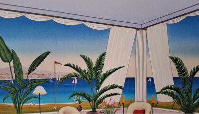 Fanch Ledan - Brise tropicale - Lithographie originale signée 2
