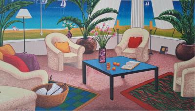 Fanch Ledan - Brise tropicale - Lithographie originale signée 2