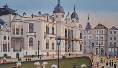 Fanch Ledan - Casino de Monté-Carlo - Lithographie originale signée 2