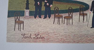 Fanch Ledan - Casino de Monté-Carlo - Lithographie originale signée 2