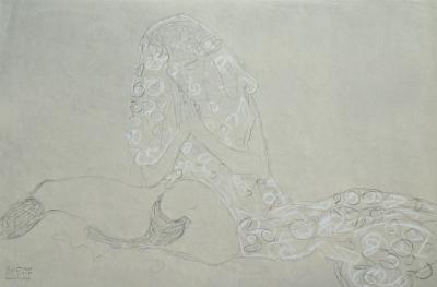 Gustav KLIMT (after) - Erotic drawing - Braut, 1979 - Offset lithography 2