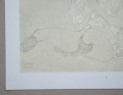 Gustav KLIMT (after) - Erotic drawing - Braut, 1979 - Offset lithography 2