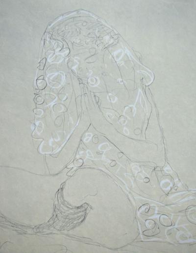 Gustav KLIMT (after) - Erotic drawing - Braut, 1979 - Offset lithography 2