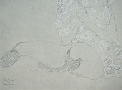 Gustav KLIMT (after) - Erotic drawing - Braut, 1979 - Offset lithography 2