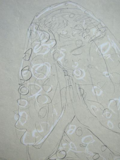 Gustav KLIMT (after) - Erotic drawing - Braut, 1979 - Offset lithography 2