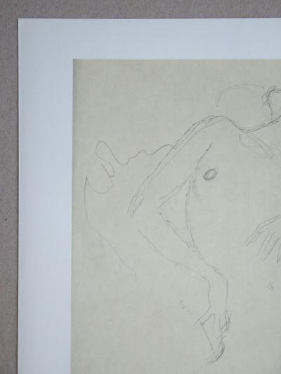 Gustav KLIMT (after) - Erotic drawing , 1979 - Offset lithography 2