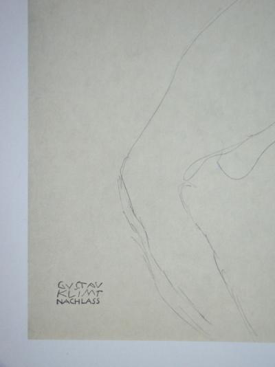 Gustav KLIMT (after) - Erotic drawing , 1979 - Offset lithography 2