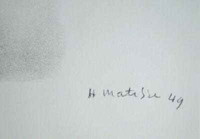 Henri MATISSE (d’après) - Femme, 1981 - Lithographie signée et datée 2