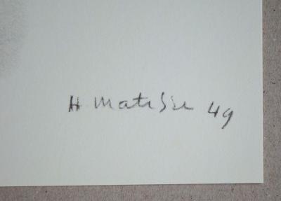 Henri MATISSE (d’après) - Femme, 1981 - Lithographie signée et datée 2