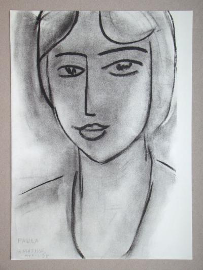 Henri MATISSE (d’après) - Paula, 1981 - Lithographie signée et datée 2