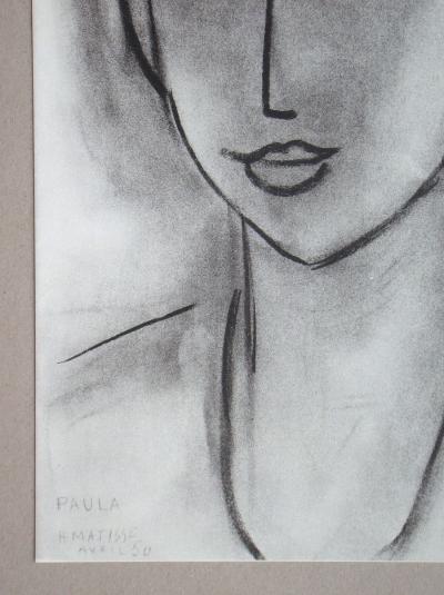 Henri MATISSE (d’après) - Paula, 1981 - Lithographie signée et datée 2