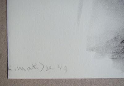 Henri MATISSE (d’après) - Femme, 1981 - Lithographie signée et datée 2